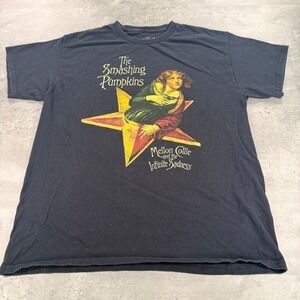 Smashing Pumpkins Mellon Collie‎ Infinite Sadness Band Tee T Shirt Faded Black M